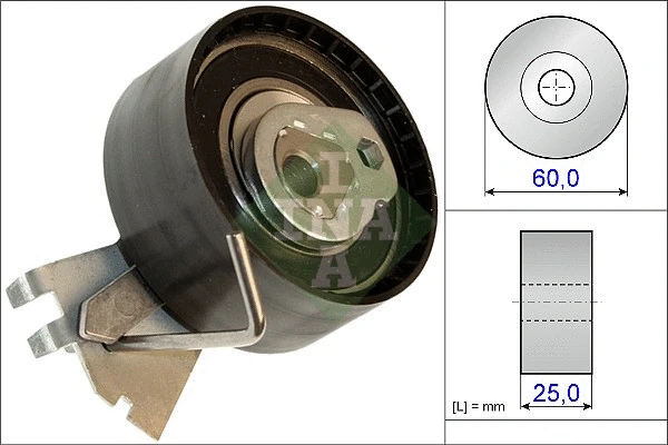 Tensioner Pulley, timing belt (531 0572 10)