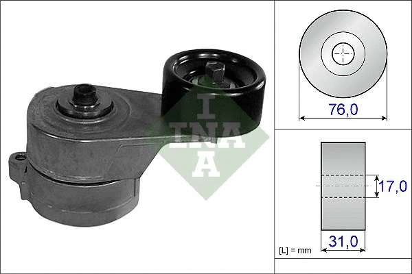 Belt Tensioner, V-ribbed belt (534 0219 10)
