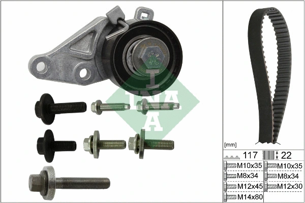 Timing Belt Kit (530 0140 10)