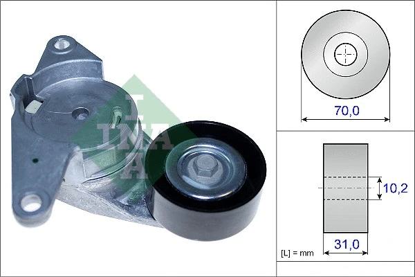 Belt Tensioner, V-ribbed belt (534 0441 10)