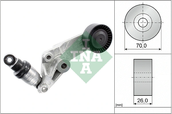 Belt Tensioner, V-ribbed belt (534 0016 10)