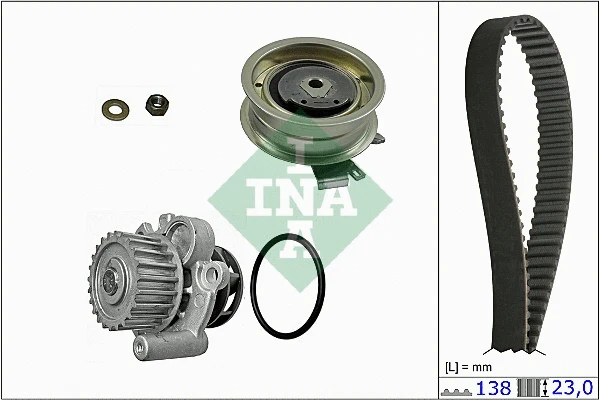 Water Pump & Timing Belt Kit (530 0171 30)