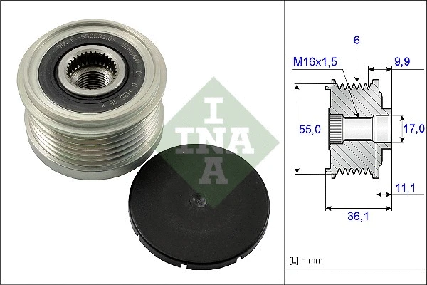 Alternator Freewheel Clutch (535 0103 10)