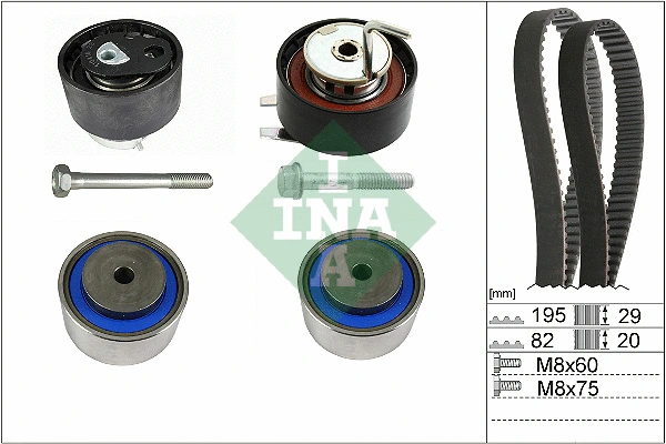 Timing Belt Kit (530 0767 10)