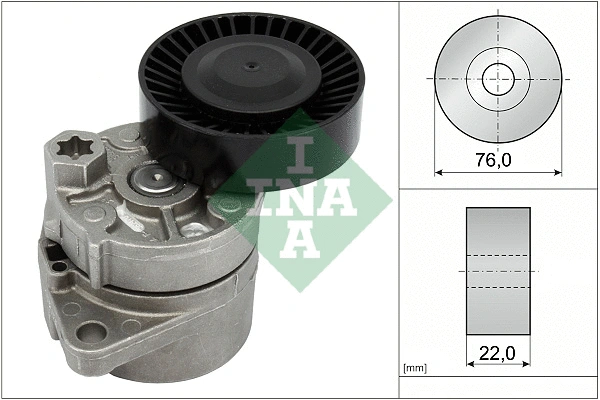 Belt Tensioner, V-ribbed belt (534 0018 10)