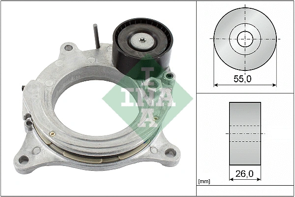 Belt Tensioner, V-ribbed belt (534 0692 10)