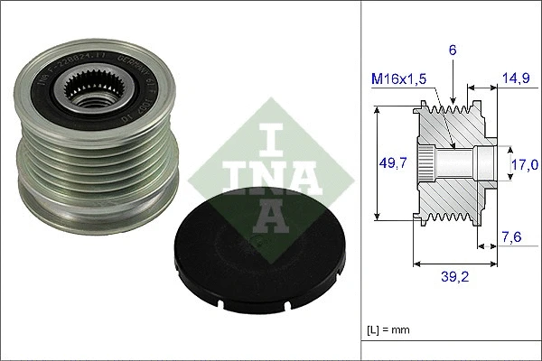 Alternator Freewheel Clutch (535 0015 10)
