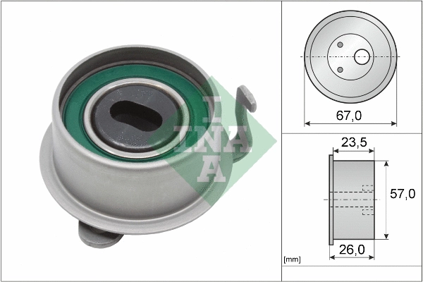 Tensioner Pulley, timing belt (531 0653 20)