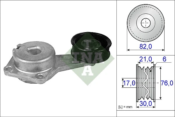 Belt Tensioner, V-ribbed belt (534 0220 10)