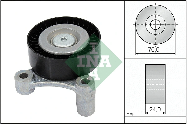 Deflection/Guide Pulley, V-ribbed belt (532 1002 10)