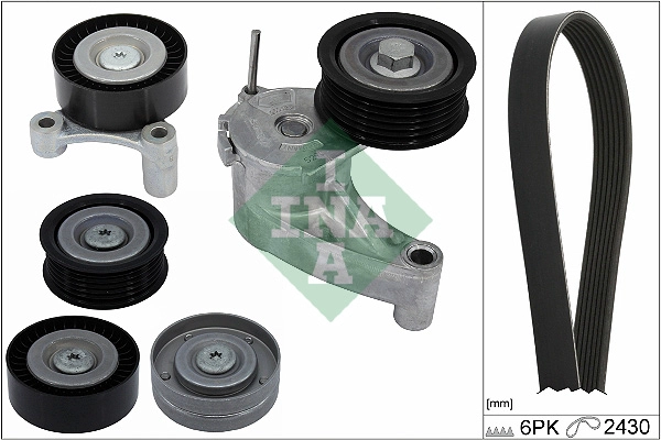 V-Ribbed Belt Set (529 0554 10)