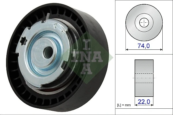 Tensioner Pulley, timing belt (531 0876 10)