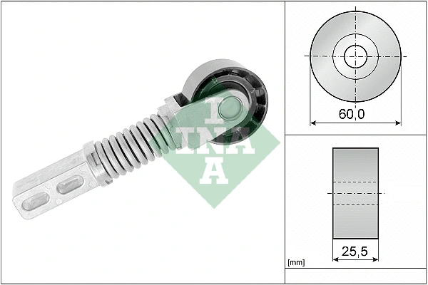 Belt Tensioner, V-ribbed belt (533 0049 20)