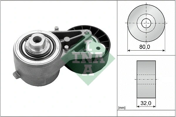 Belt Tensioner, V-ribbed belt (534 0077 20)