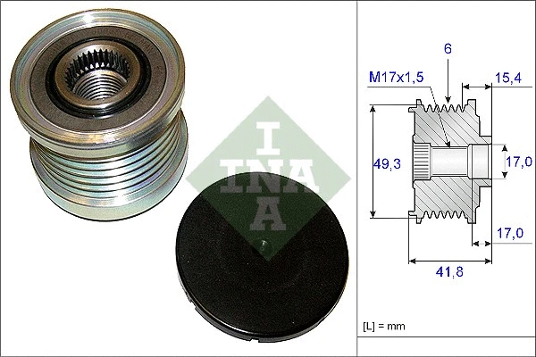Alternator Freewheel Clutch (535 0193 10)