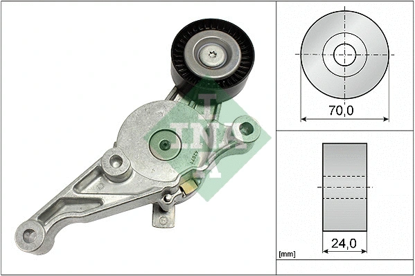 Belt Tensioner, V-ribbed belt (534 0151 10)