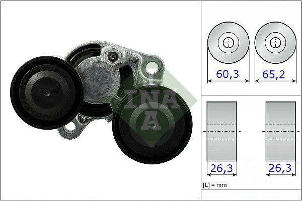 Belt Tensioner, V-ribbed belt (534 0482 10)