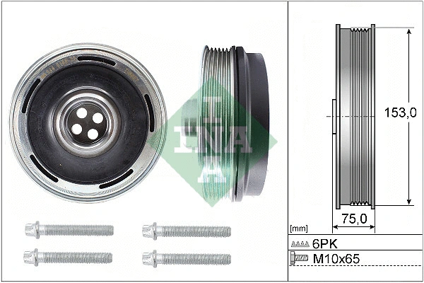 Belt Pulley Set, crankshaft (544 0169 20)