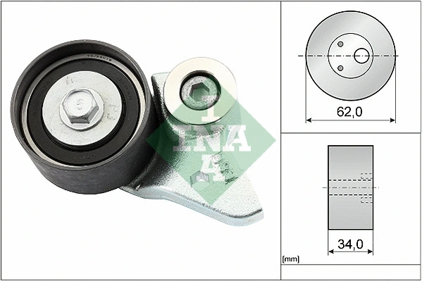 Tensioner Pulley, timing belt (531 0502 20)