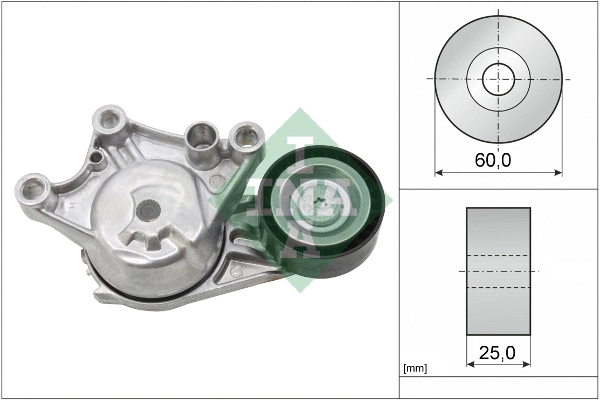 Belt Tensioner, V-ribbed belt (534 0654 10)