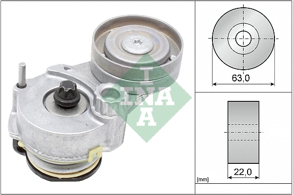 Belt Tensioner, V-ribbed belt (534 0147 10)