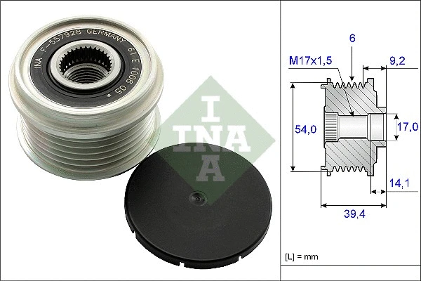 Alternator Freewheel Clutch (535 0151 10)