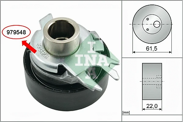 Tensioner Pulley, timing belt (531 0525 30)