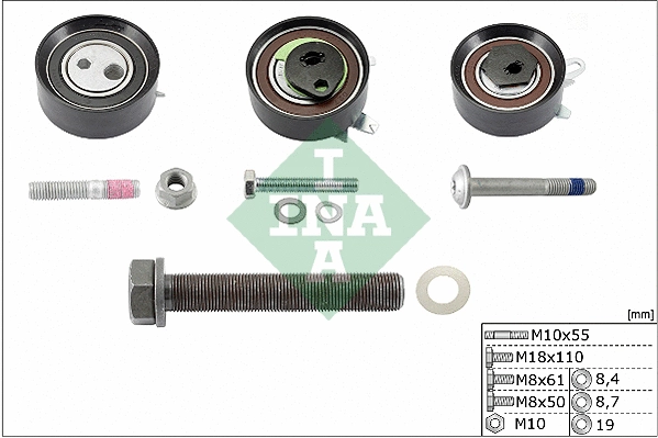 Pulley Kit, timing belt (530 0484 09)