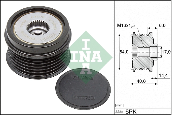 Alternator Freewheel Clutch (535 0334 10)