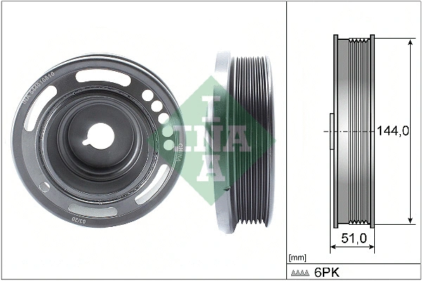 Belt Pulley, crankshaft (544 0168 10)