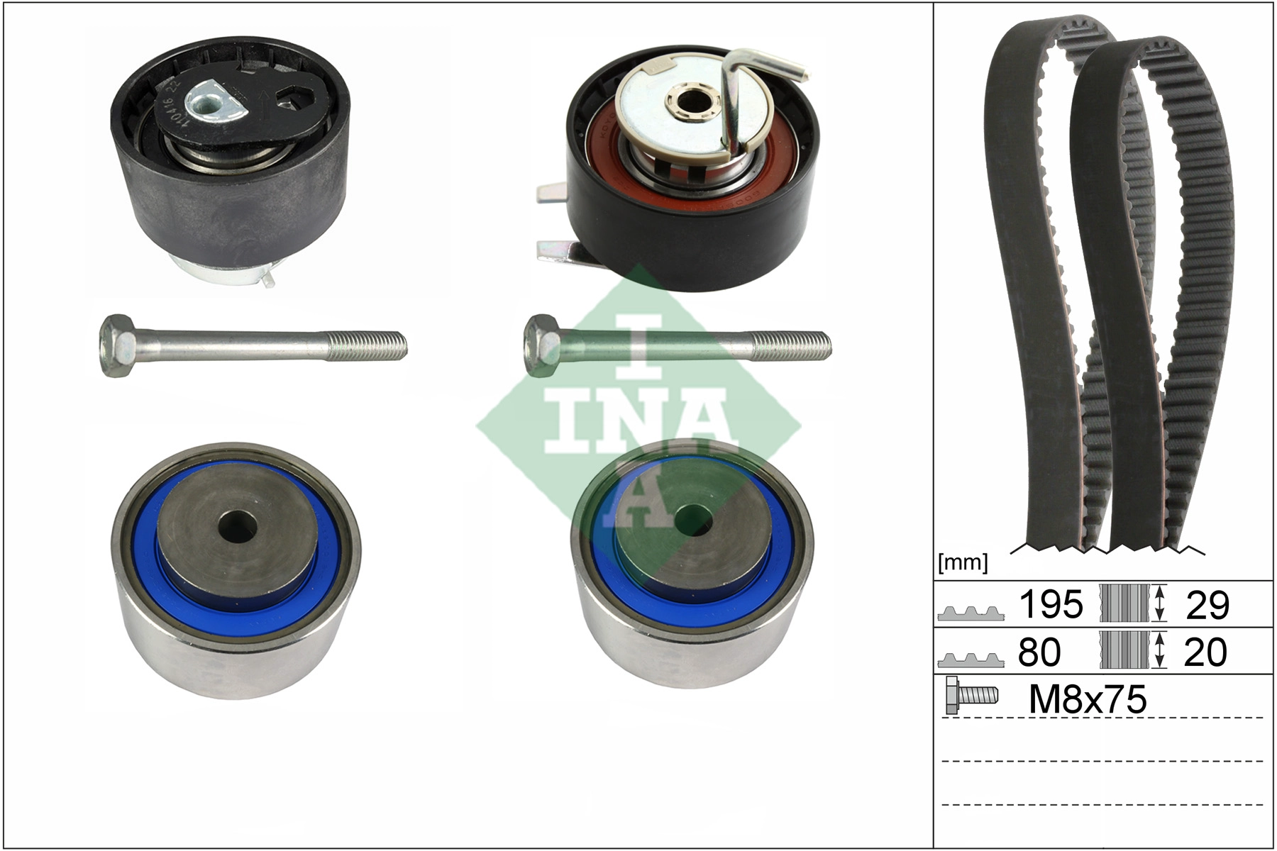 Timing Belt Kit (530 0766 10)