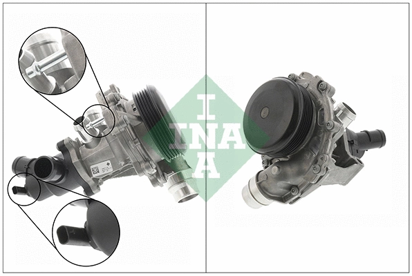 Water Pump, engine cooling (538 0731 10)