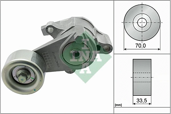 Belt Tensioner, V-ribbed belt (534 0566 10)