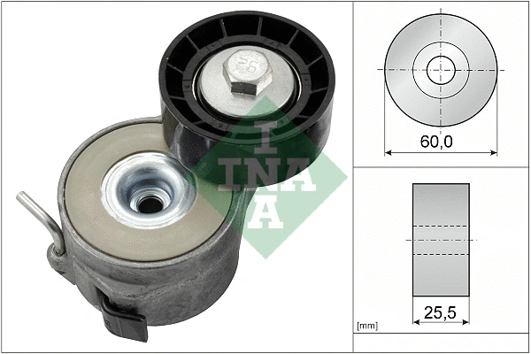 Belt Tensioner, V-ribbed belt (534 0400 10)