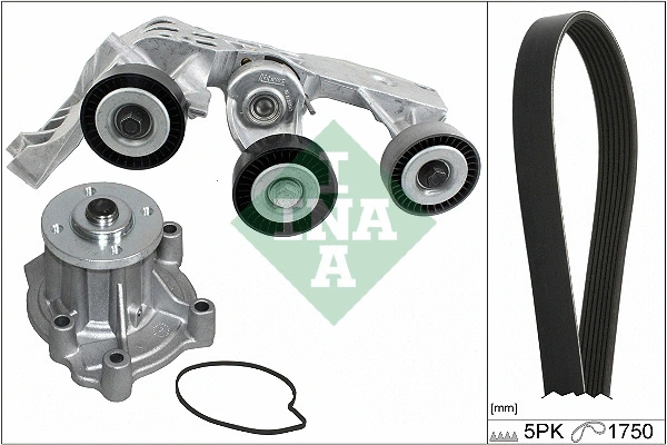 Water Pump + V-Ribbed Belt Kit (529 0081 31)