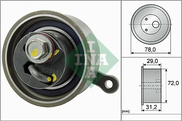 Tensioner Pulley, timing belt (531 0911 10)