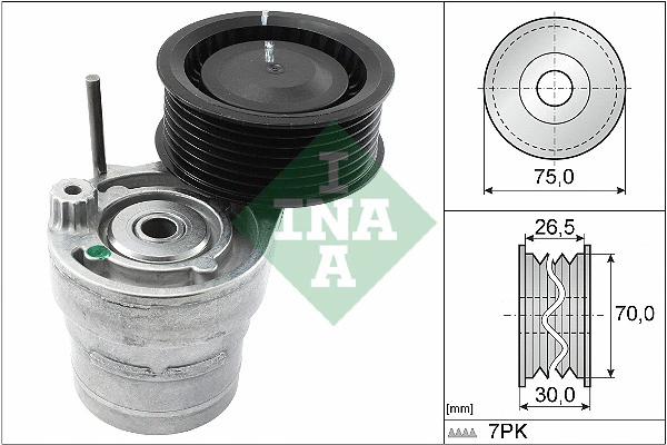 Belt Tensioner, V-ribbed belt (534 0603 10)