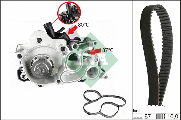 Water Pump & Timing Belt Kit (530 0761 30)