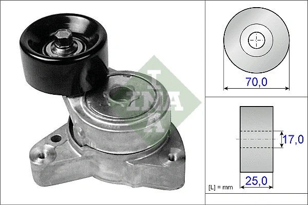 Belt Tensioner, V-ribbed belt (534 0215 10)
