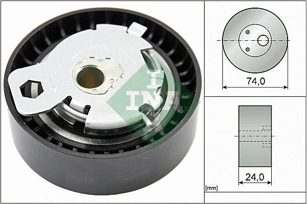 Tensioner Pulley, timing belt (531 0497 10)