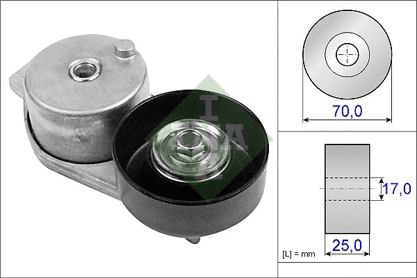 Belt Tensioner, V-ribbed belt (534 0230 10)