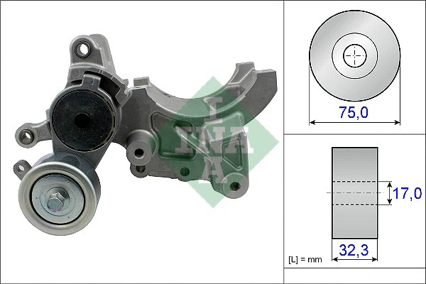 Belt Tensioner, V-ribbed belt (534 0452 10)