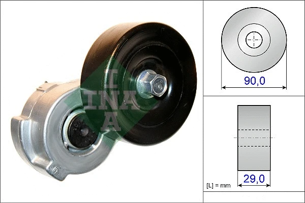Belt Tensioner, V-ribbed belt (534 0421 10)