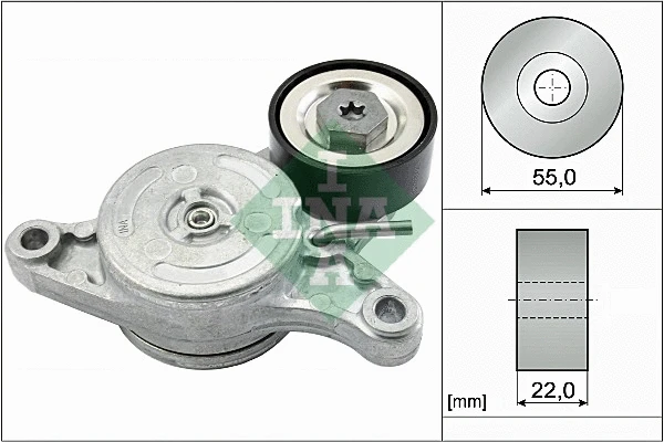 Belt Tensioner, V-ribbed belt (534 0420 10)