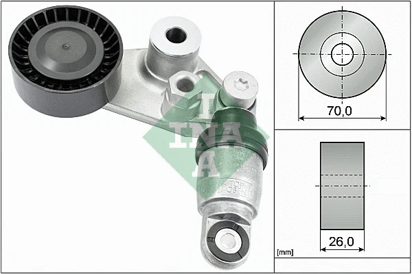 Belt Tensioner, V-ribbed belt (534 0297 10)