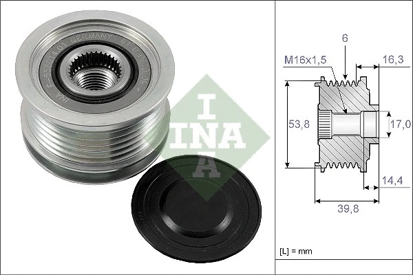 Alternator Freewheel Clutch (535 0170 10)