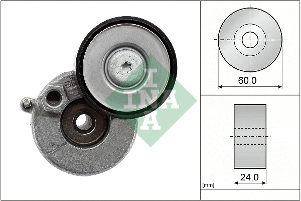 Belt Tensioner, V-ribbed belt (534 0728 10)