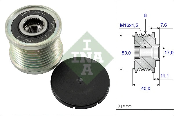 Alternator Freewheel Clutch (535 0119 10)