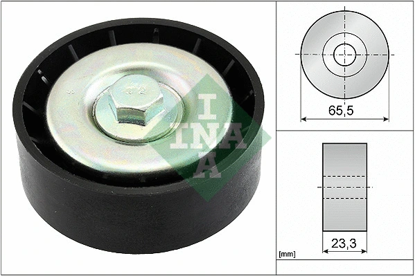 Deflection/Guide Pulley, V-ribbed belt (532 0295 10)