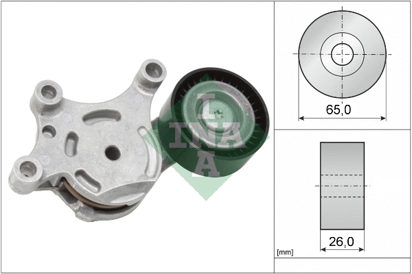 Belt Tensioner, V-ribbed belt (534 0075 20)